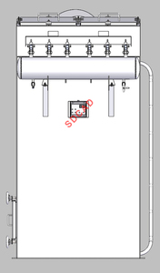Système de dépoussiérage automatique pour silo industriel avec nettoyage par <span class=keywords><strong>jet</strong></span> pulsé - Product Image 3
