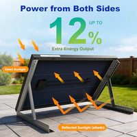 Panneau solaire monocristallin 80W 12V haute performance pour camping-car, bateau, caravane, hors réseau