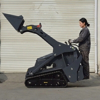 Mini-chargeuse compacte sur chenilles V1100, diesel, refroidissement par eau, conforme EPA, pour travaux agricoles et de construction