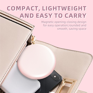 Tùy Chỉnh Ánh Sáng <span class=keywords><strong>Up</strong></span> Du Lịch Nhỏ Gọn Gương Nhỏ LED 10X Magnifying Trang Điểm Gương Cho Phụ Nữ Cô Gái Hoa Tea Party Ủng Hộ - Product Image 6