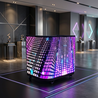 Écran LED pliable pour DJ, table de mixage, flight case P2.5mm, haute luminosité, couleur pleine, affichage 4K, étanche pour la publicité intérieure