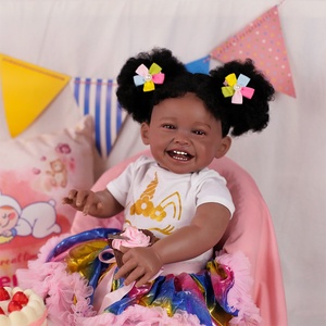 Muñeco <span class=keywords><strong>Reborn</strong></span> Lifereborn, Bebé <span class=keywords><strong>Reborn</strong></span> Niño, Vinilo Suave, 24 Pulgadas, Adorable Muñeco <span class=keywords><strong>Reborn</strong></span> Afroamericano Realista para Niños - Product Image 2