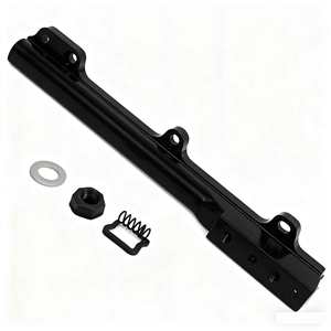 Riel de Combustible de Aluminio de Alto Flujo para Motor, Plateado, Negro, Azul, Piezas de Auto para Carreras, Kits de Riel de Combustible para Inyectores de Aceite - Product Image 1