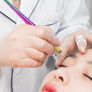 Stylo de microblading léger au design sirène, outil manuel de maquillage permanent 3D pour débutants - Product Image 6