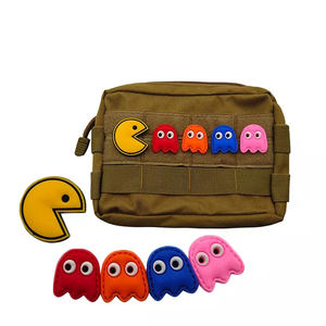 Adorable y Novedoso Diseño de Elemento Informático: Parche de PVC 3D de Goma con Diseño de Pequeños Frijoles para Pegar en Bolsos, Zapatos y Gorras - Product Image 1