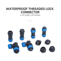 Câble de raccordement extérieur personnalisable SP17 avec fiche aviation, connecteur adaptateur de charge et de signalisation à 2/3/4/5/7/9 broches