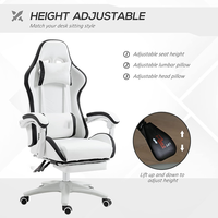 Chaise de jeu économique pour fournisseur, chaise PC OEM avec repose-pieds et base en nylon pour adolescents et utilisateurs de jeux en chambre