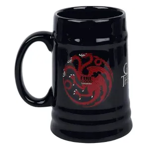 Chope à bière en céramique personnalisée avec logo 600 ml, Jeu des Trônes, Maison Stark / <span class=keywords><strong>Targaryen</strong></span> - Product Image 2