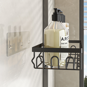 Étagère <span class=keywords><strong>de</strong></span> salle <span class=keywords><strong>de</strong></span> bain adhésive antirouille pour serviette <span class=keywords><strong>de</strong></span> bain <span class=keywords><strong>Organisateur</strong></span> <span class=keywords><strong>de</strong></span> rangement <span class=keywords><strong>de</strong></span> <span class=keywords><strong>cuisine</strong></span> bon marché Lot <span class=keywords><strong>de</strong></span> 6 - Product Image 4
