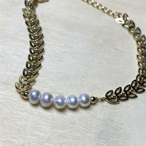 Pulseras de Cuentas Chapadas en Oro de Alta Gama 2023, Estilo Hada de Lujo Ligero, Perla de Espiga de Trigo, Tendencia de Nicho con Alto Temperamento - Product Image 2