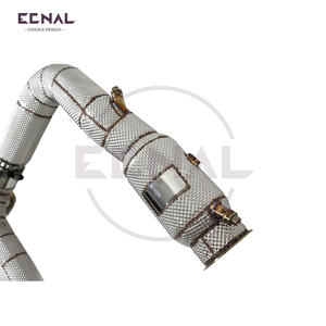 Ecnal para 2016 + Porsche Cayman Boxster 718 982 2,0 T 2,5 T tubo de escape de acero inoxidable aislado - Product Image 5