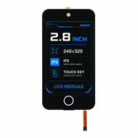 Módulo de Pantalla Táctil LCD TFT BOE de 2.8 Pulgadas, 240x320 RGB IPS, Interfaz SPI/MCU para Control de Electrodomésticos Inteligentes, Bajo Consumo de Energía, 2.8V