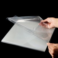 Panneaux en plastique transparents flexibles recouverts de film PVC de couleur personnalisée pour l'emballage sous blister