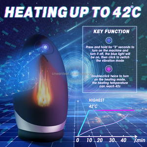 Copa de Masturbación Económica, Juguete Sexual para Adultos con 9 Frecuencias de Vibración y Calentamiento a 42 Grados para la Masturbación Masculina en Casa - Product Image 3
