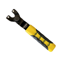 Clé à molette réglable pour meuleuse d'angle, outil universel en acier au carbone pour le retrait des écrous de bride de disque de meuleuse DIY OEM personnalisable
