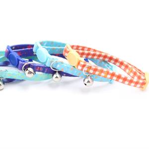 Hersteller OEM ODM Individuelles Logo Muster Polyester Nylon Weiches Verstellbares Hundetrainingshalsband Perro Maßgefertigte Katzen- und Hundehalsbänder - Product Image 1