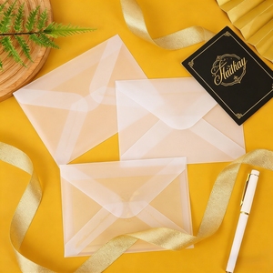 Sobres de Papel Pergamino Translúcido Esmerilado con Logotipo Personalizado para Boda, Gran Venta - Product Image 5