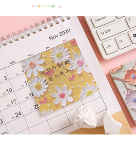 自己接着メモパッドオイルパステル粘着ノート耐久性のある紙材料から作られたノート - Product Image 5