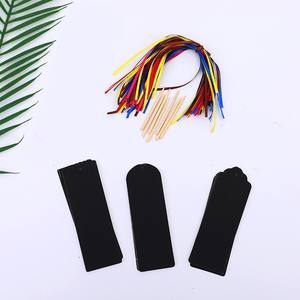 Bookmarks penanda buku Diy penuh warna lukisan tangan kertas tempel - Product Image 1