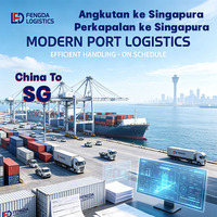 Prix du transport maritime en conteneur DDP vers le port de Singapour, transitaire international