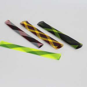 Manchon de protection pour câbles en maille tissée en nylon ignifuge PET OEM, manchon d'expansion, manchon de câble tressé en peau de serpent, manchon de câble en maille - Product Image 5