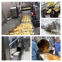 Ligne de production de chips de pommes de terre Pringles 50 kg 100 kg 300 kg, ligne de production et d'emballage de chips de pommes de terre, machine à faire des chips croustillantes