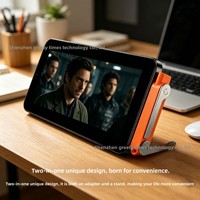 Nouveau design, faible MOQ, support robuste pour téléphone Type-C, support de téléphone noir/orange, ODM OEM, charge rapide et transfert de données pour téléphone portable