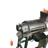 Fruitpulper Pulpermachine Automatische Fruit Sinaasappelsap Druivenpers Maken Extractor Machine 500 Kg/u