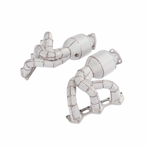 Tubería de Escape de Acero Inoxidable Aislada para Porsche 718 GT4 GTS 4.0L <span class=keywords><strong>2023</strong></span>+, Mejora la Cilindrada y la Potencia - Product Image 1