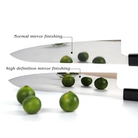 Ventes chaudes Couteau de chef de cuisine en acier VG10 à finition miroir haute définition