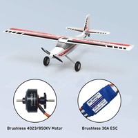 VOLANTEXRC 74708P Avion télécommandé TrainStar Ascent, planeur électrique RC d'entraînement, envergure 1400 mm, fuselage monocoque en plastique