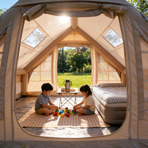 Tienda de Campaña Inflable de Lujo para Exteriores, Tienda de Campaña de Lona para Acampar al <span class=keywords><strong>Aire</strong></span> Libre, Venta al por Mayor en Dubái - Product Image 4