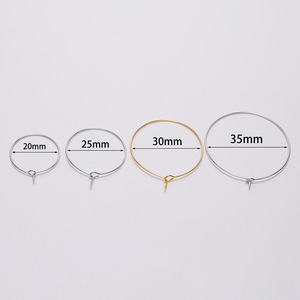 <b>Hoop</b> Earrings Zinc Alloy Silver Gold Rose Gold Rhodium KC Gold Antique Bronze Gunmetal <b>Large</b> Round Circle Earrings For Women - Product Image 2