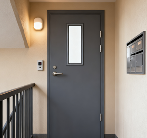 <span class=keywords><strong>Porta</strong></span> <span class=keywords><strong>a</strong></span> <span class=keywords><strong>Anta</strong></span> Singola Grigia Prodotta in Fabbrica, Moderna Certificata Antincendio UK per Uso Commerciale, Hotel, Ospedali, Appartamenti, Centri Commerciali, Garanzia 5 Anni - Product Image 2