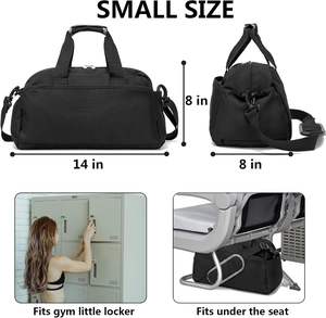 OEM Bestseller Hochwertige Leichte Kompakte Kleine Sporttasche Umhängetasche Reisetasche Handgepäck <span class=keywords><strong>Mini</strong></span>-Sporttasche für Männer und Frauen - Product Image 3