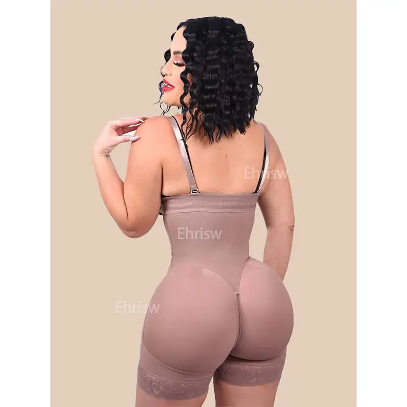 Guaine curve Shapewear per le donne Tummy Control Body Shaper Butt Lifter coscia più sottile Faja Plus Size con cerniera cavallo