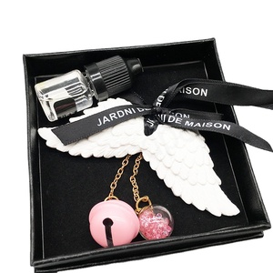 Nhà Sản Xuất Trực Tiếp Góc Cánh Hình Mặt Dây Chuyền Trang Trí Nơ Hương Đá Hun Khói Hương Liệu Đá Khuếch Tán - Product Image 1