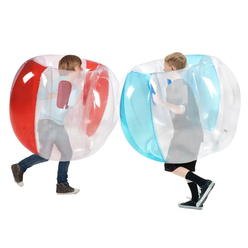 Balle Zorb balle pare-chocs gonflable en PVC jeu en plein air amusant ballon à bulles de football de taille humaine jouet géant