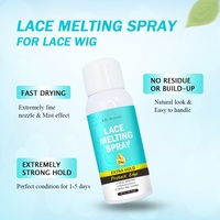 Spray fixant naturel à base de plantes pour perruques et extensions capillaires - Tenue forte, tenue extra forte, formage naturel, spray fondant pour filles