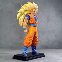 Nouvelle figurine d'action en PVC de dessin animé Super Saiyan JT Modified Star Track Three Goku, modèle de décoration de 35 cm