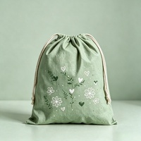 Sac à cordon personnalisé en toile imprimée motif dessin animé, écologique, recyclable, unisexe, robuste, réutilisable, pochette de rangement, sac cadeau de vacances pour