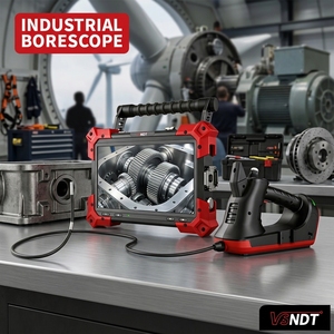 Endoscope industriel 6 mm 1080P |   Étanche IP67, câble de 2 m |   360. Boroscope vidéo articulé pour l'inspection des boîtes de vitesses éoliennes - Product Image 4