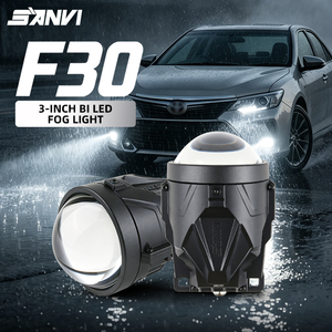 Luz Antiniebla Bi-LED F30 de 3 Pulgadas con Controlador Inteligente, Luz Blanca de 5500K, Penetración a Través de la Lluvia y el Niebla - Product Image 1