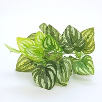 YL Branches d'arbres artificielles et buissons à feuilles givrées, écologiques et durables, pour décoration de Thanksgiving, intérieur/extérieur, verdure en plastique