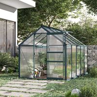 Serre en aluminium, serre pour la culture des plantes, serre chauffée, tente de culture