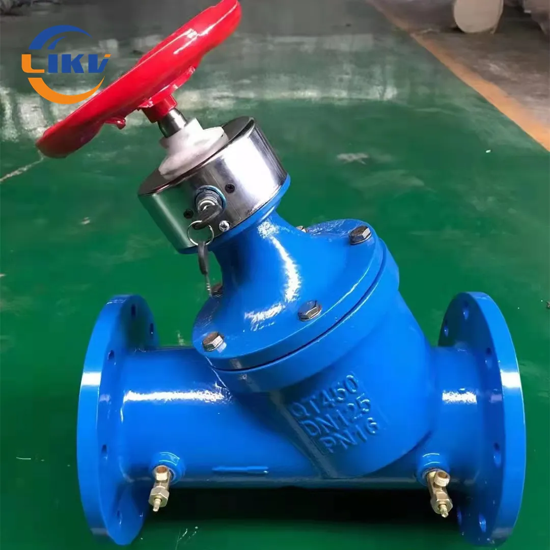 2Inch Digitale Vergrendeld Vloeibare Flow Control Balance Valve Voor Pomp Pijpleiding