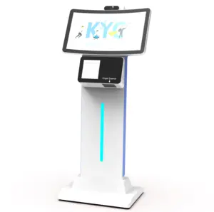 Kiosk Manufacturer Know Your Customer KYC Kiosk for Banking Face Finger Recognition Information Touch Kiosk