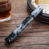 YN Vente Chaude Unique Feu Gonflable Briquet En Métal Cigare Cuisine En Plein Air Briquet Coupe-Vent Logo Personnalisé Briquet