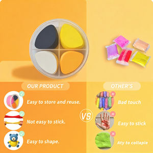 Kit d'argile <span class=keywords><strong>à</strong></span> séchage <span class=keywords><strong>à</strong></span> l'air NewFamily de Bview Art, projets en 12 étapes, cartes de projets, argile douce non collante, outils, ensemble d'artisanat DIY non toxique - Product Image 3