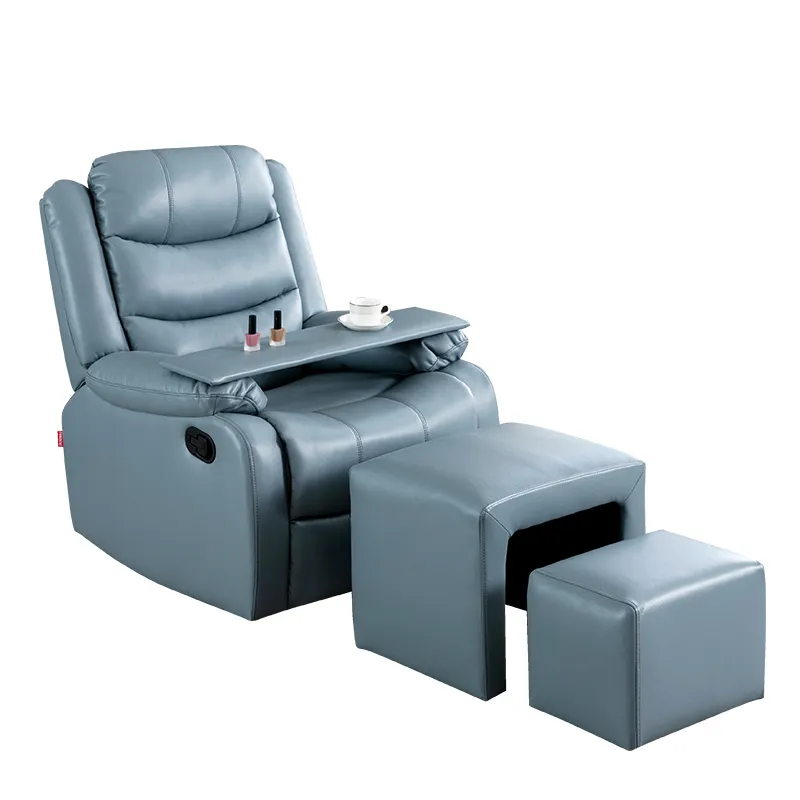 Reclining salon chair footstool Customizable sofa